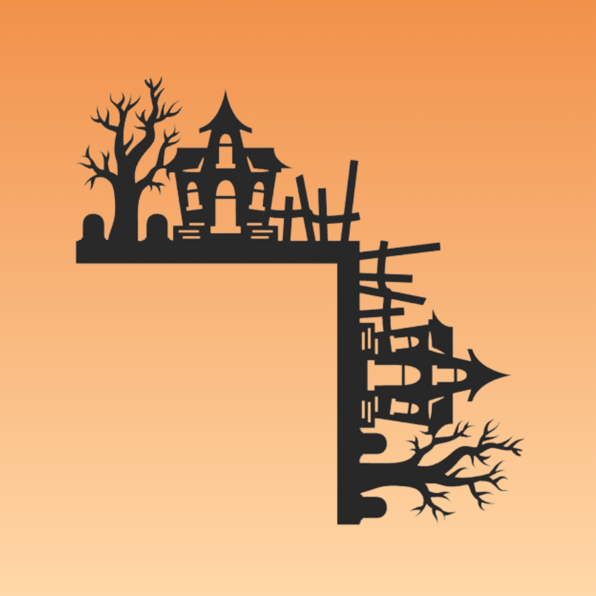 Halloween-Türeckendeko – 6 Varianten