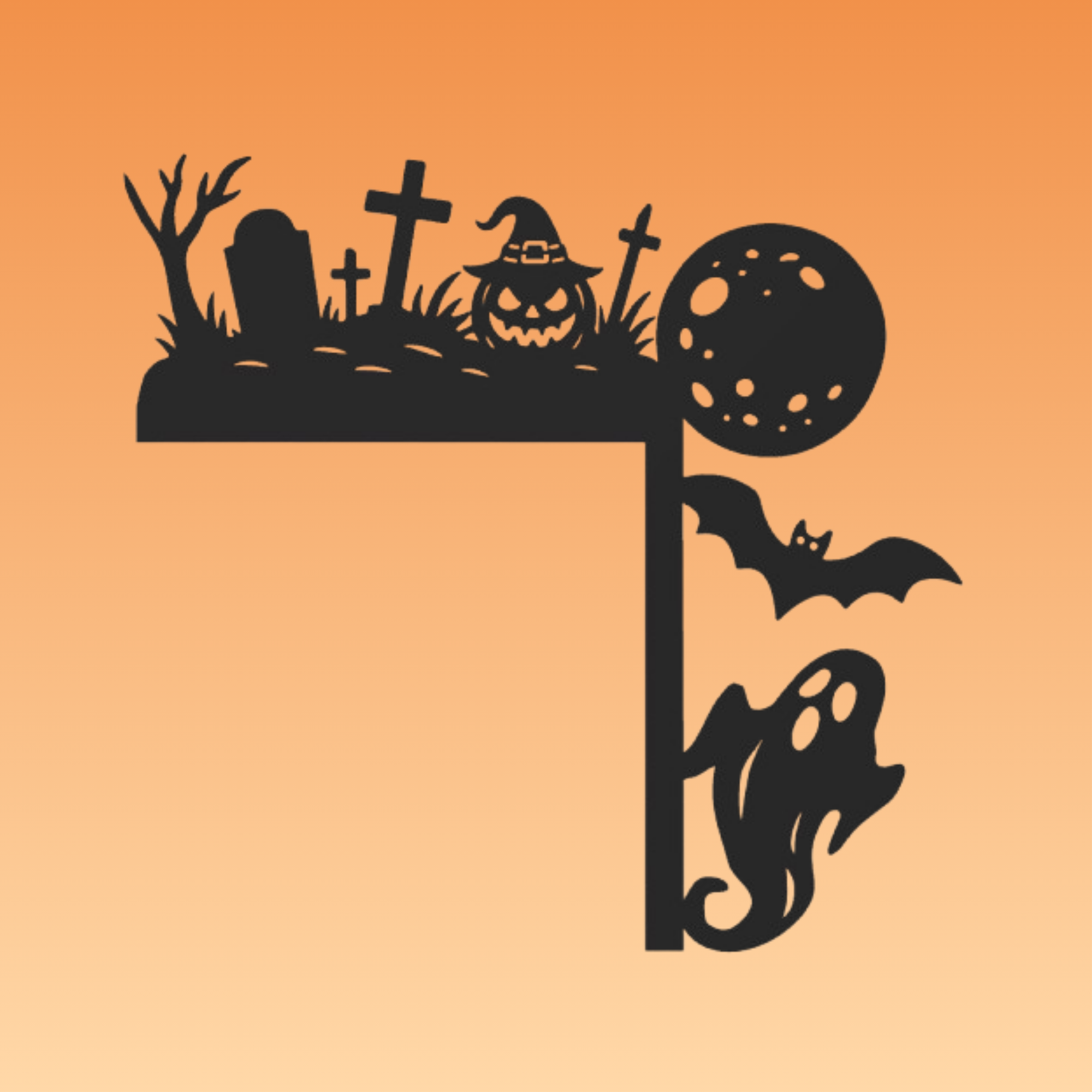 Halloween-Türeckendeko – 6 Varianten