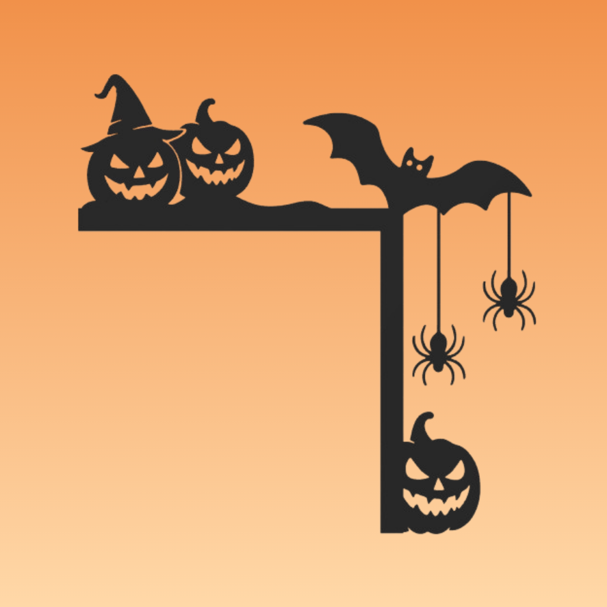 Halloween-Türeckendeko – 6 Varianten
