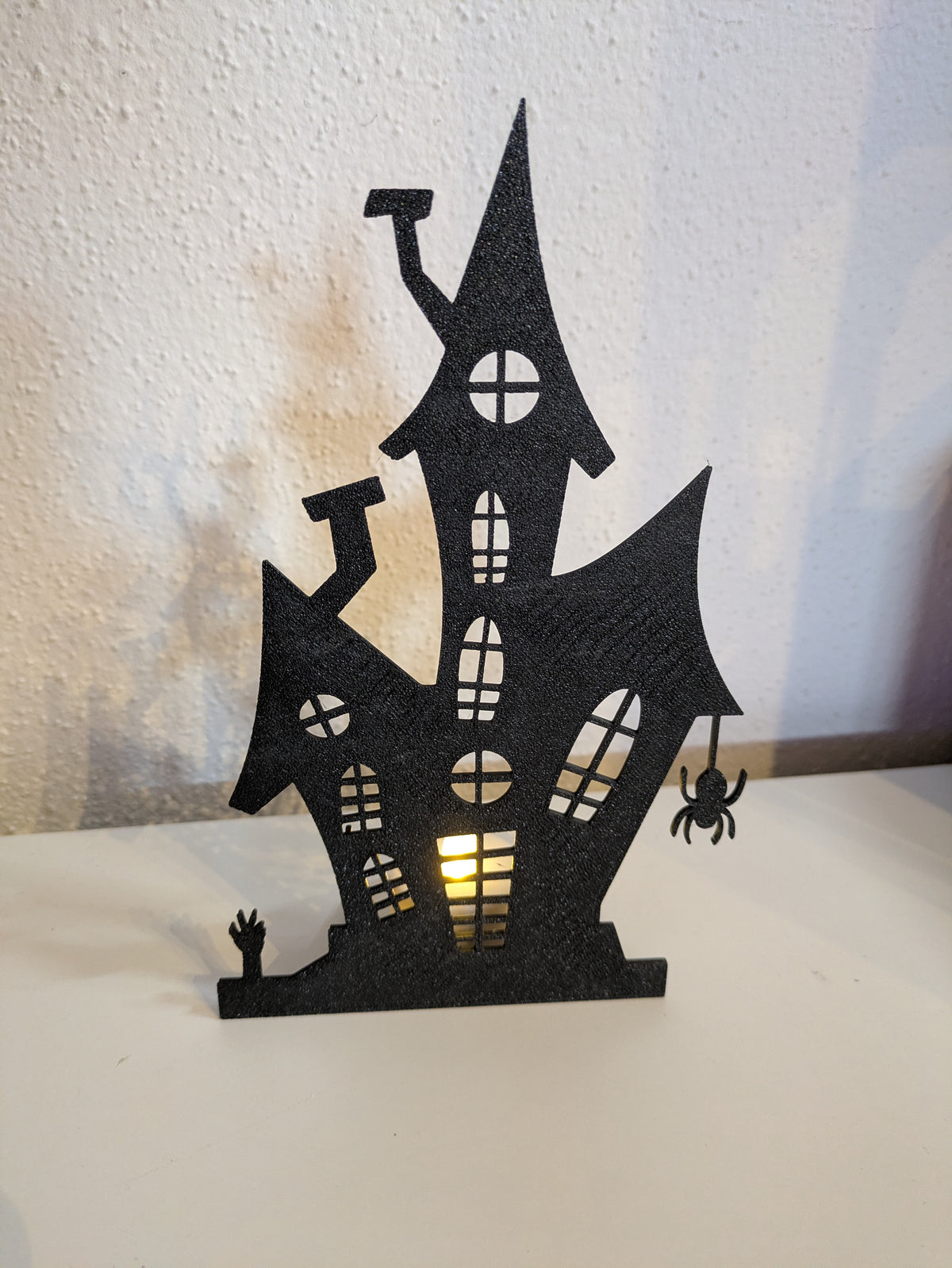 Halloween-Spukhaus für LED-Kerze
